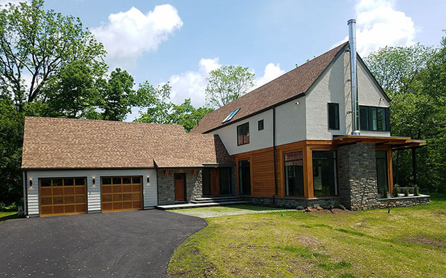 cedar clap board siding install